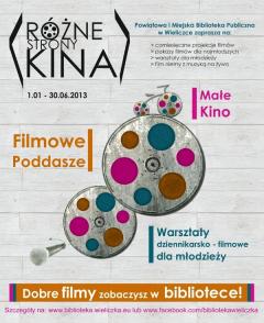 Różne Strony Kina, czyli filmy i nie tylko w wielickiej bibliotece...