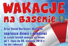 Wakacje na basenie za 1zł