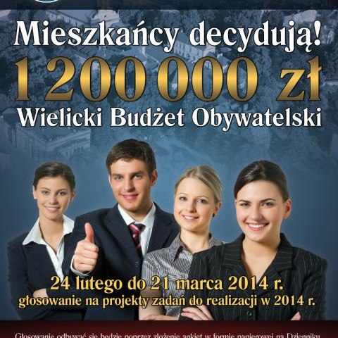 Wielicki Budżet Obywatelski- rozpoczynamy głosowanie!