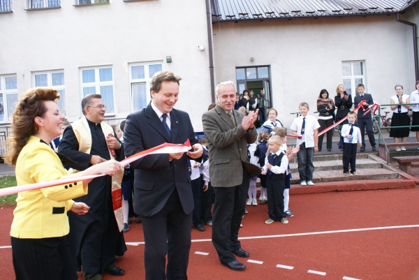 The multifunctional playground in Janowice