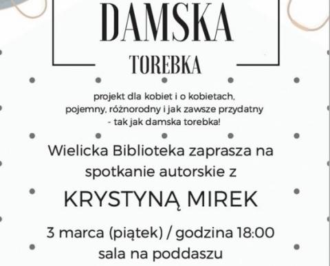 Spotkanie z Krystyną Mirek