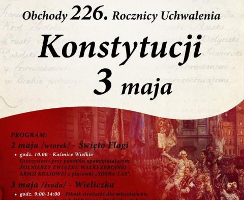 Uroczyste obchody 226. rocznicy uchwalenia Konstytucji 3 Maja