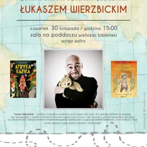 Spotkanie autorskie z Łukaszem Wierzbickim