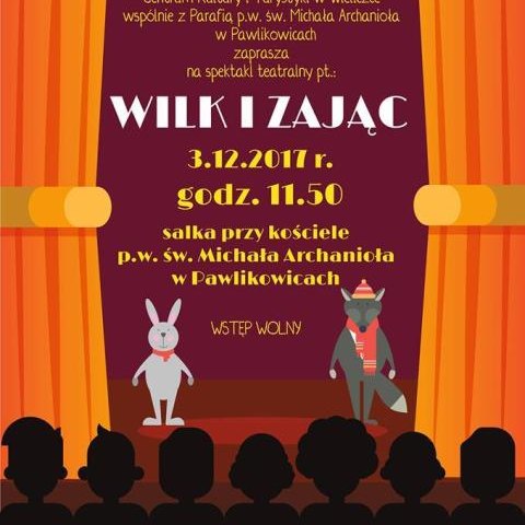 „Wilk i zając”- spotkania teatralne w Pawlikowicach
