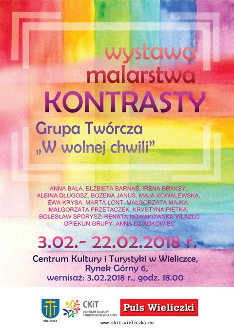 WERNISAŻ WYSTAWY: KONTRASTY