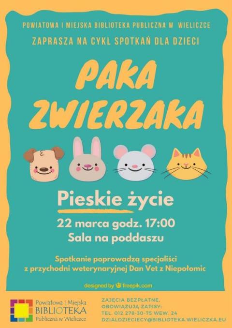 PAKA ZWIERZAKA – spotkania dla miłośników zwierząt