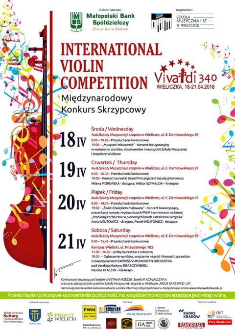 Międzynarodowy Konkurs Skrzypcowy - VIVALDI 340