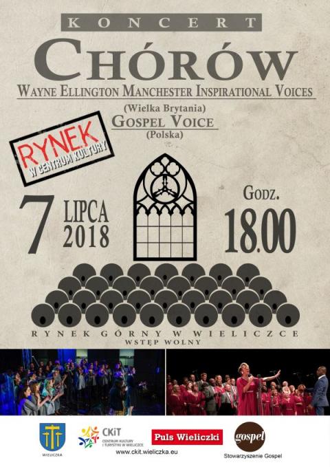 RYNEK W CENTRUM KULTURY: Koncert Chórów Gospel