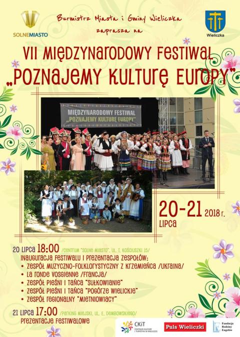 VII Międzynarodowy Festiwal  „Poznajemy Kulturę Europy”