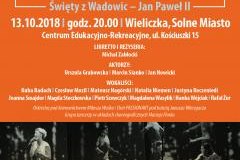 Święty z Wadowic – Jan Paweł II. Widowisko w Wieliczce